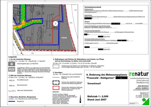 Bauleitplanung | Renatur Landschaftsplanung